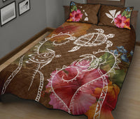 Hawaii Turtle Polynesian Quilt Bed Set - Herd Style - Polynesian Pride