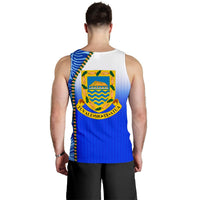 Tuvalu Men's Tank Top - Ocean Waves - Polynesian Pride