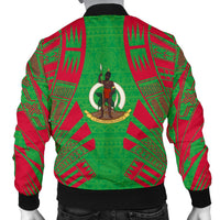 Vanuatu Men Bomber Jackets - Polynesian Tattoo Flag - Polynesian Pride