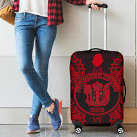 Niue Polynesian Luggage Covers Map Red - Polynesian Pride