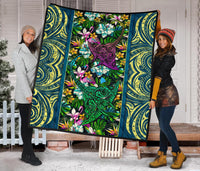 Hawaii Manta Ray Tropical Polynesian Premium Quilt - Pure Style - Polynesian Pride