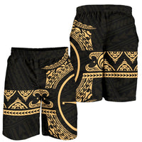 Yap Polynesian All Over Print Men's Short - Gold Version - Polynesian Pride