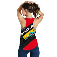 Papua New Guinea Women's Racerback Tank - Hela Province - Polynesian Pride