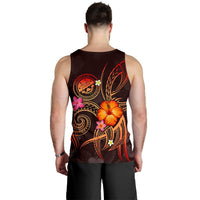 Federated States of Micronesia Polynesian Personalised Men's Tank Top - Legend of FSM (Red) - Polynesian Pride