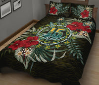 Cook Islands Quilt Bed Set - Special Hibiscus - Polynesian Pride