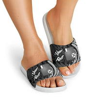 Wallis and Futuna Slide Sandals - Custom Personalised Wings Style - Polynesian Pride