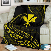 Kanaka Premium Blanket - Yellow - Frida Style - Polynesian Pride