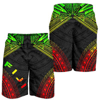 Fiji Men's Shorts - Polynesian Chief Reggae Version - Polynesian Pride