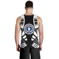Northern Mariana Islands Men Tank Top - Polynesian Tattoo Black - Polynesian Pride