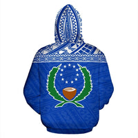 Pohnpei State All Over Print Zip up Hoodie - Polynesian Pride