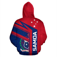 Samoa Air Hoodie Samoa Flag Coat of Arms TH0 - Polynesian Pride