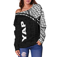 Yap Women's Off Shoulder Sweater - Curve Style - Polynesian Pride