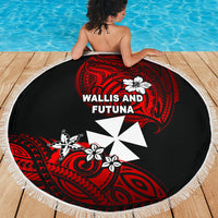 Wallis and Futuna Rugby Beach Blanket Unique Vibes - Polynesian Pride