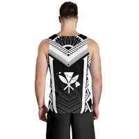 Hawaiian Kanaka Polynesian Men's Tank Top Active White - Polynesian Pride