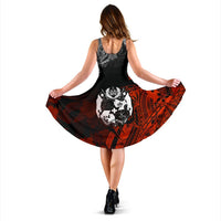Tonga Polynesian Personalised Midi Dress - Vintage Polynesian Style - Polynesian Pride