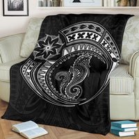 Seahorse Polynesian Blanket - Polynesian Tattoo Black - Polynesian Pride