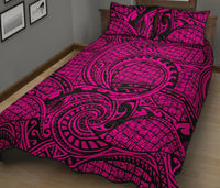Hawaii Quilt Bed Set Polynesia Maori Lauhala AH - Polynesian Pride