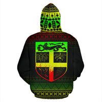 Fiji Polynesian Hoodie Reggae Frog - Polynesian Pride