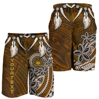 Samoa Custom Personalised Men's Shorts - Polynesian Boar Tusk - Polynesian Pride