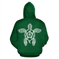 Hawaii Turtle Hoodie Warrior Style - Polynesian Pride