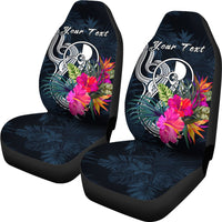 Yap Micronesia Custom Personalised Car Seat Covers - Tropical Flower - Polynesian Pride
