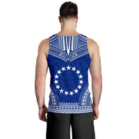 Cook Islands Men's Tank Top - Polynesian Chief Flag Version - Polynesian Pride