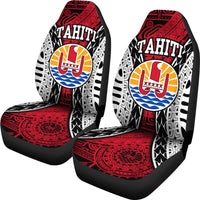 Tahiti Seat Covers - Tahiti Flag Special - A0 - Polynesian Pride