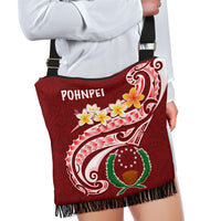 Pohnpei Crossbody Boho Handbag - Pohnpei Seal Polynesian Patterns Plumeria - Polynesian Pride
