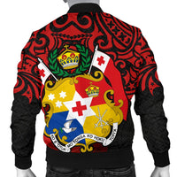Tonga Men's Bomber Jacket - Tongan Pride - Polynesian Pride