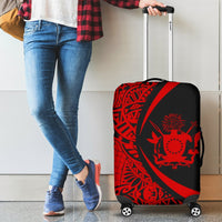 Cook Islands Polynesian Luggage Cover - Circle Style 06 - Polynesian Pride