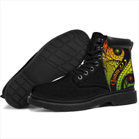 Guam Personalised All - Season Boots - Guam Polynesian Decorative Patterns - Polynesian Pride