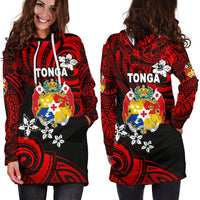 Mate Ma'a Tonga Rugby Women's Hoodie Dress Polynesian Unique Vibes - Red - Polynesian Pride