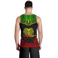 Papua New Guinea Men's Tank Top - Polynesian Chief Reggae Version - Polynesian Pride
