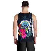 Federated States of Micronesia Men's Tank Top - Tropical Flower - Polynesian Pride