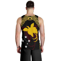 Papua New Guinea Custom Personalised Men's Tank Top - Erudite Eye - Polynesian Pride