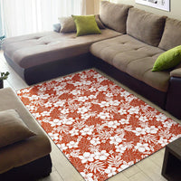 Hibiscus Flower Pattern Rug - Polynesian Pride