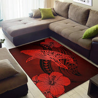 Hawaii Polynesia Whale Hibiscus - Red - Polynesian Pride