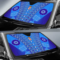 Fiji Drua Auto Sun Shades Tapa - Polynesian Pride