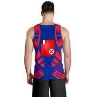 Wallis And Futuna Men Tank Top - Polynesian Tattoo Flag - Polynesian Pride