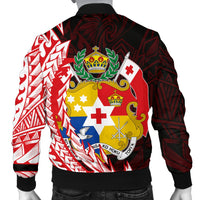 Tonga Men's Bomber Jacket - Wings Style - Polynesian Pride