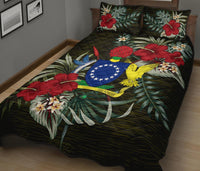 Cook Islands Polynesian Quilt Bed Set - Special Hibiscus - Polynesian Pride