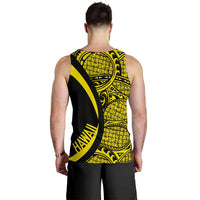 Hawaii Yellow Polynesian Men's Tank Top - Circle Style - Polynesian Pride