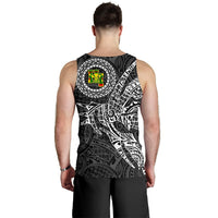 Hawaii Tank Top Polynesian Kanaka Map Hawaiian Men's Tank Top - Beige - TT Style - Polynesian Pride