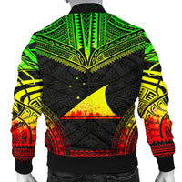 Tokelau Polynesian Chief Men's Bomber Jacket - Reggae Version - Polynesian Pride