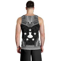 Austral Islands Men's Tank Top - Polynesian Chief Black Version - Polynesian Pride