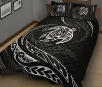 Hawaii Turtle Quilt Bed Set - White - Frida Style - Polynesian Pride
