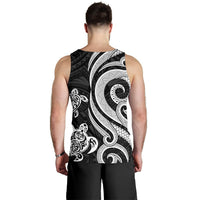 Vanuatu Men's Tank Top - White Tentacle Turtle - Polynesian Pride