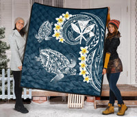 Hawaii Turtle Plumeria Polynesian Premium Quilt - Sease Style - Polynesian Pride
