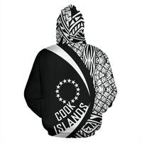 Cook Islands Polynesian Zip up Hoodie Circle Style 05 - Polynesian Pride