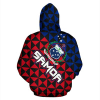 Samoa Hoodie Samoa Coat of Arms New Style - Polynesian Pride